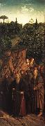 EYCK, Jan van The Ghent Altarpiece: The Holy Hermits Spain oil painting artist